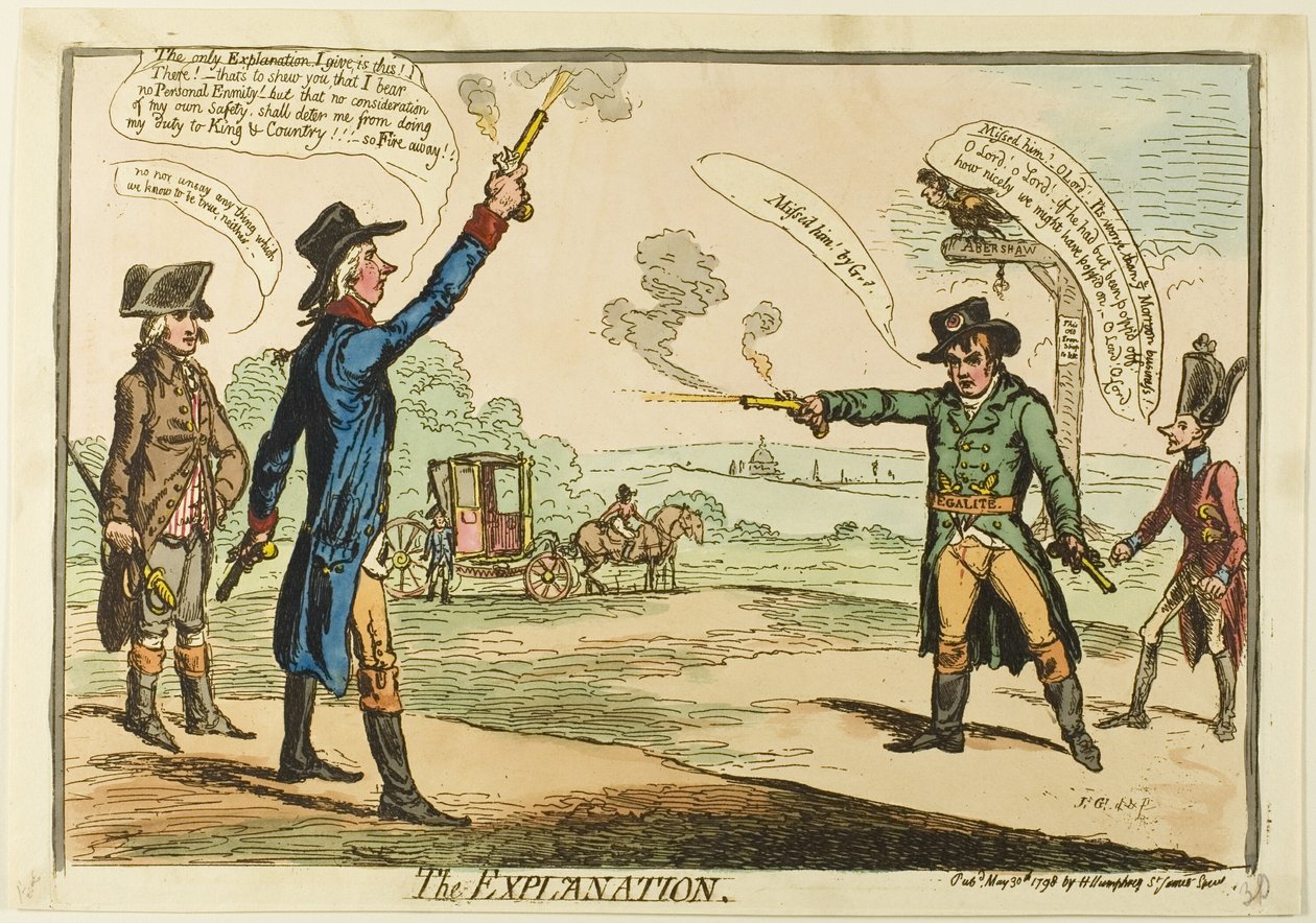A explicação de James Gillray