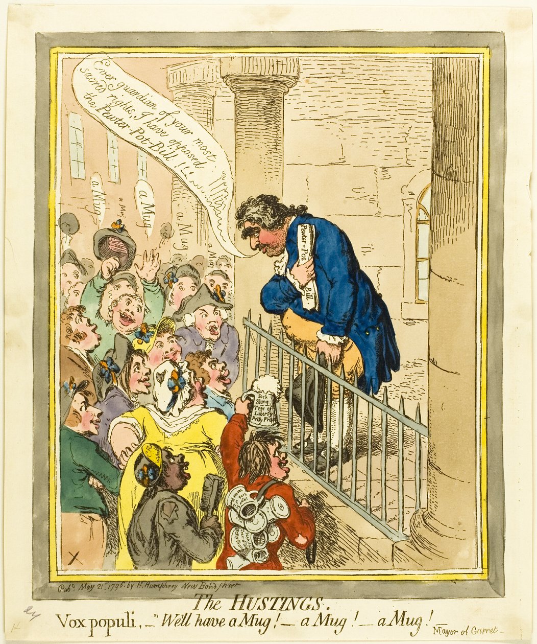 As manifestações de James Gillray