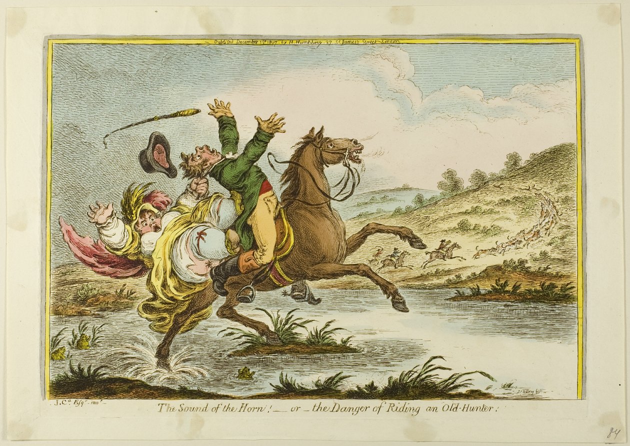 O som da buzina de James Gillray
