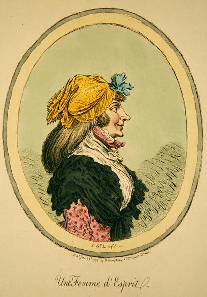 A Woman of Spirit, publicado por Hannah Humphrey de James Gillray