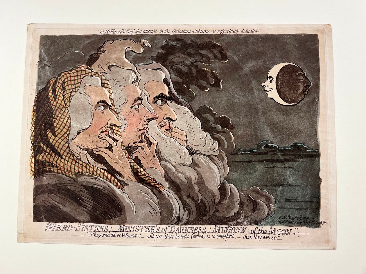 Irmãs Estranhas; Ministras das Trevas; Servas da Lua de James Gillray