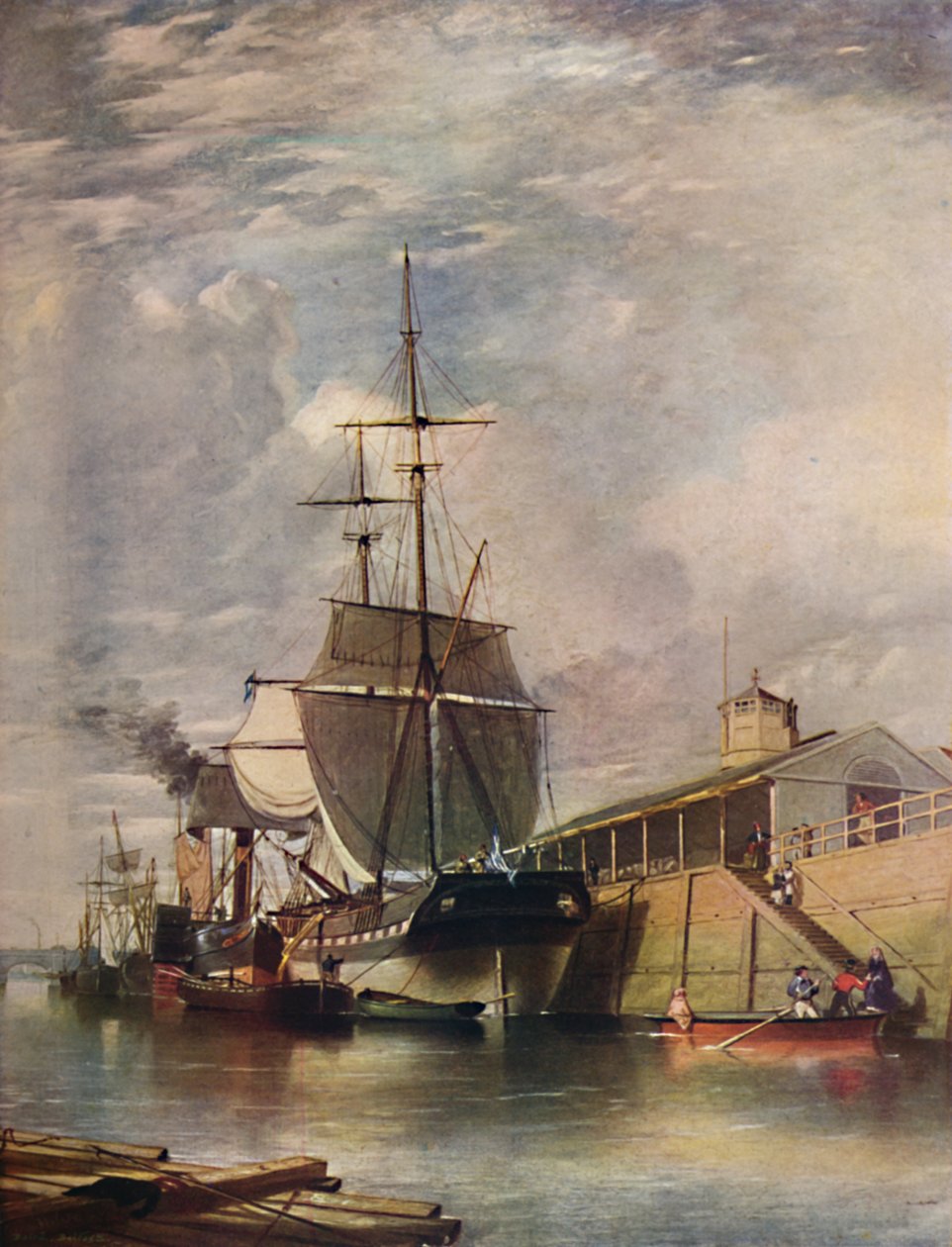 Porto de Belfast - Ferry Steps, 1851, 1909. de James Glen Wilson