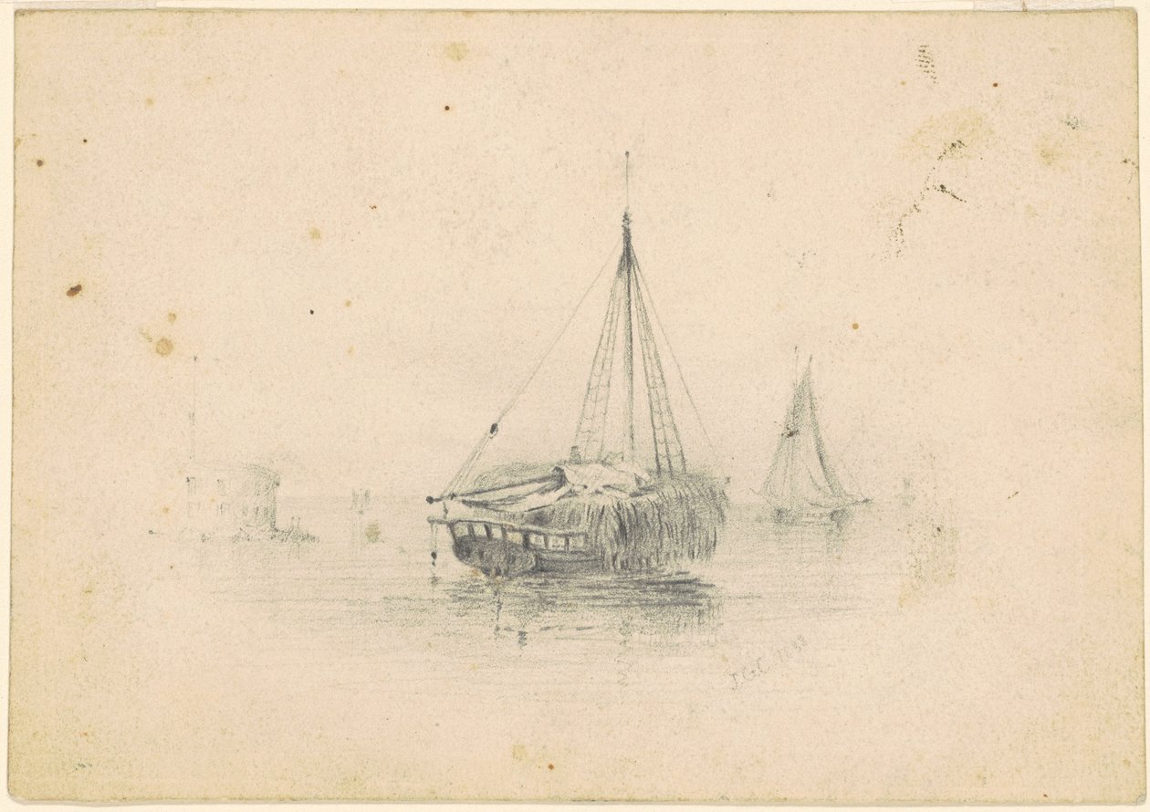 Barcos na âncora de James Goodwyn Clonney