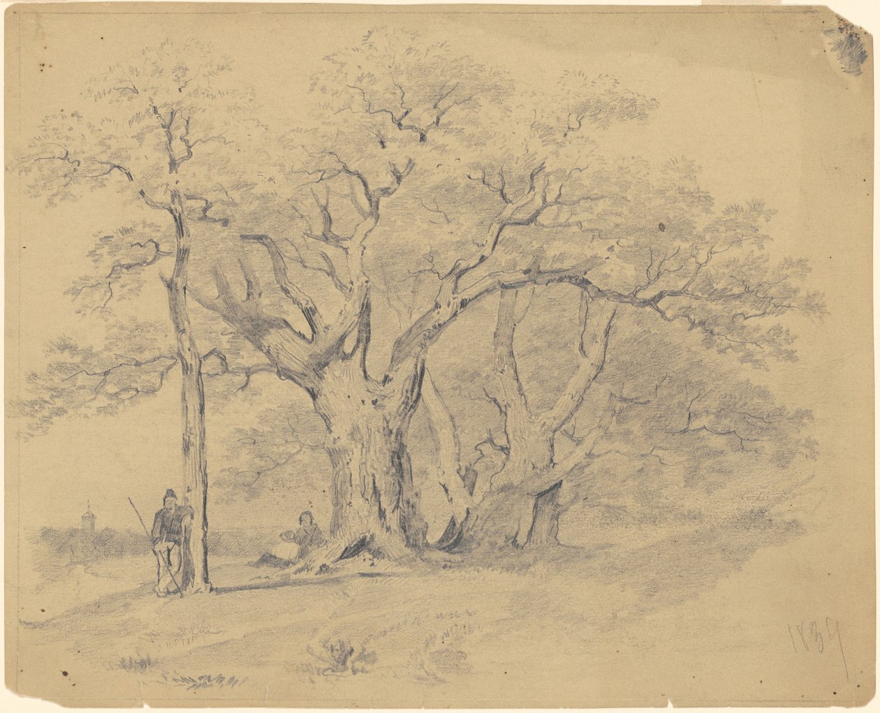 Pelos velhos carvalhos de James Goodwyn Clonney