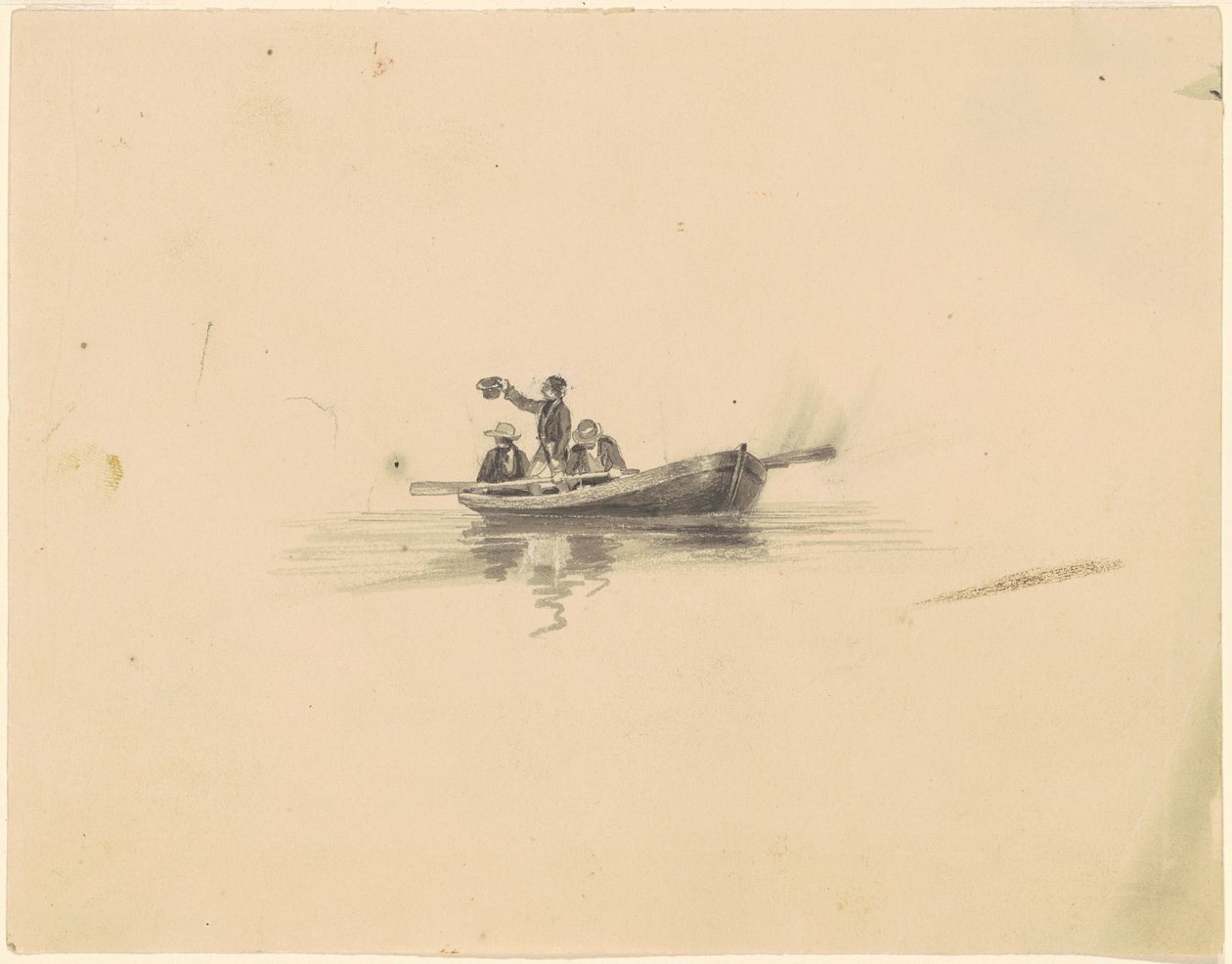 Homens em um barco a remo de James Goodwyn Clonney