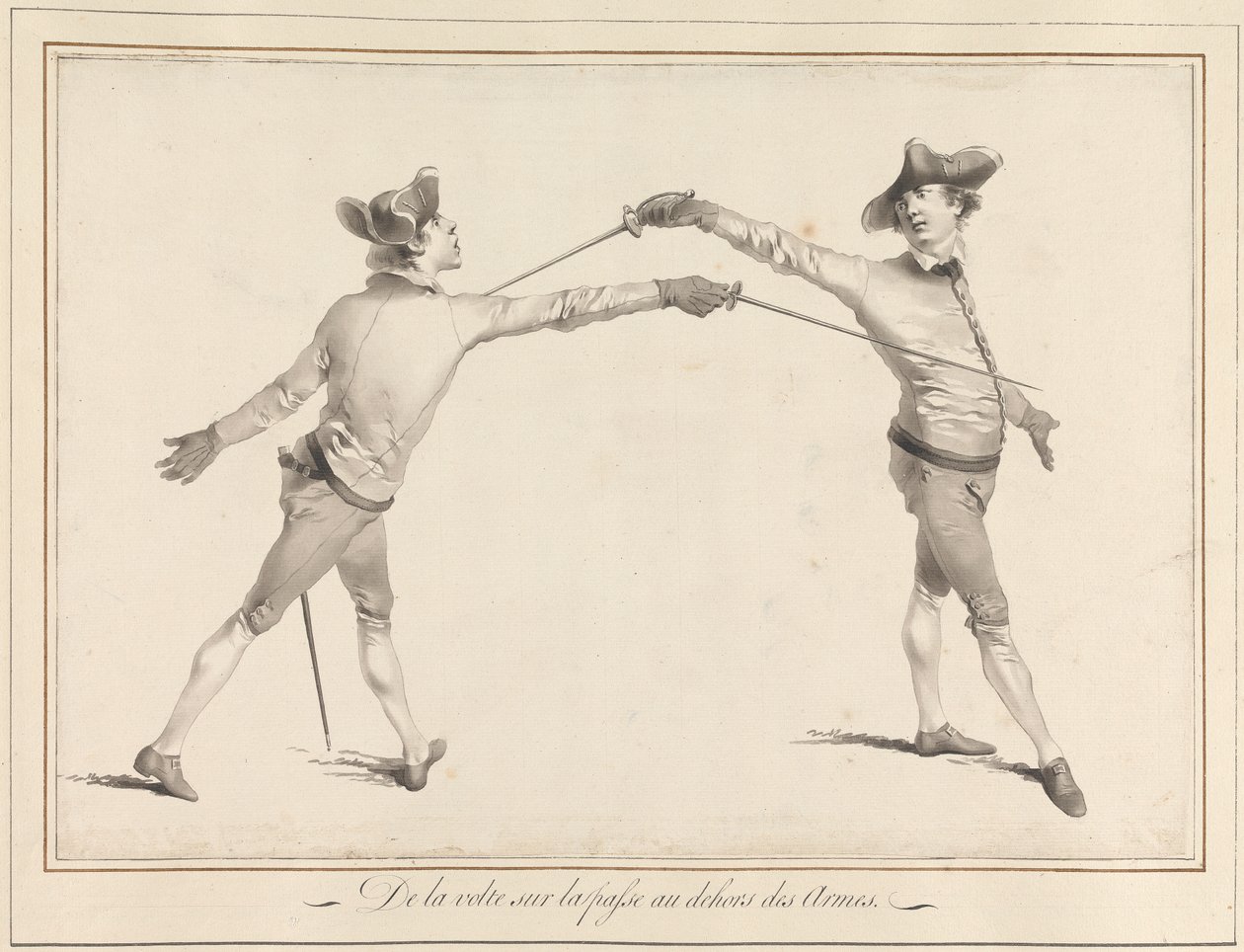 Do Volte sur la Passe aos Dehors des Armes de James Gwin