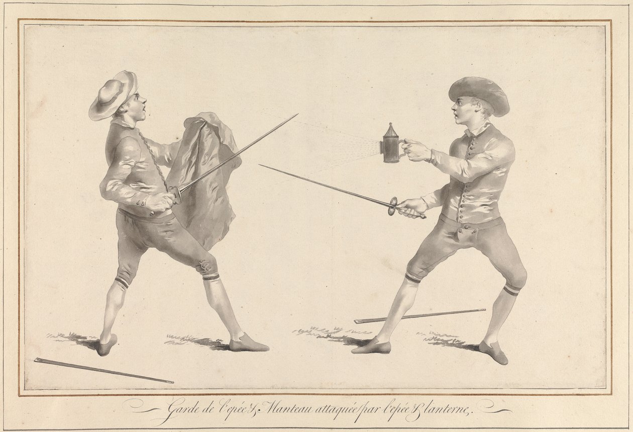 Guarda de Espada & Casaco Atacado por Espada & Lanterna de James Gwin