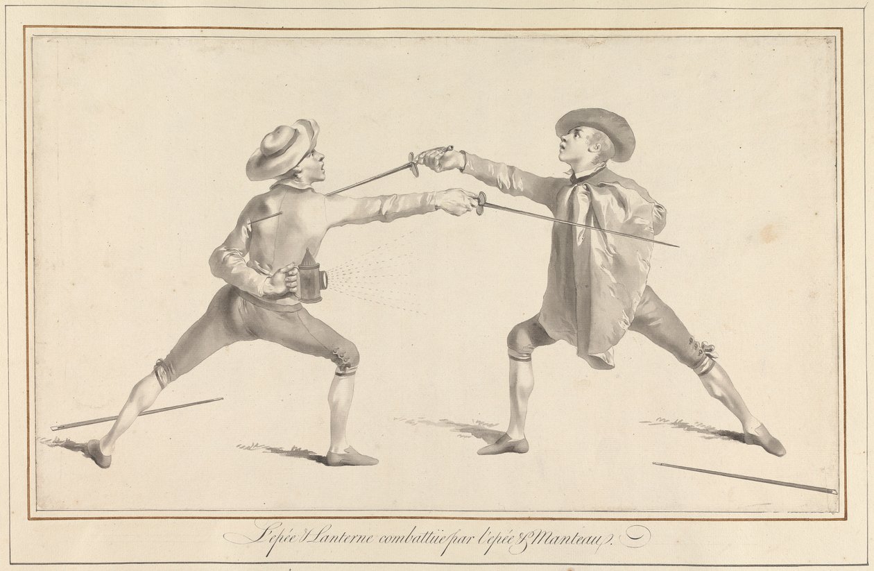 A Espada e a Lanterna Combate com a Espada e o Casaco de James Gwin