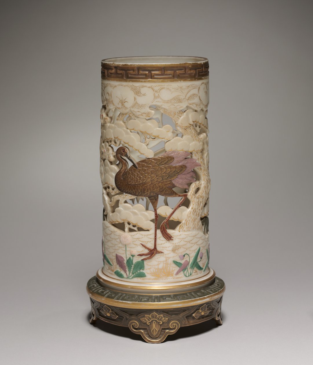 Vaso, fabricante Worcester Porcelain Factory, 1873 de James Hadley
