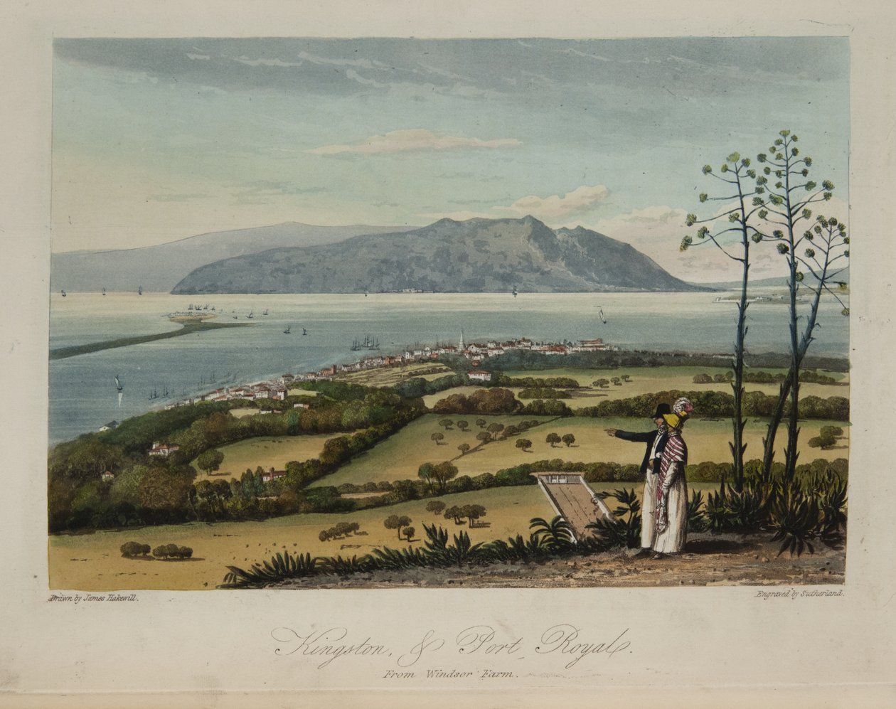 Kingston, & Port Royale de James Hakewill