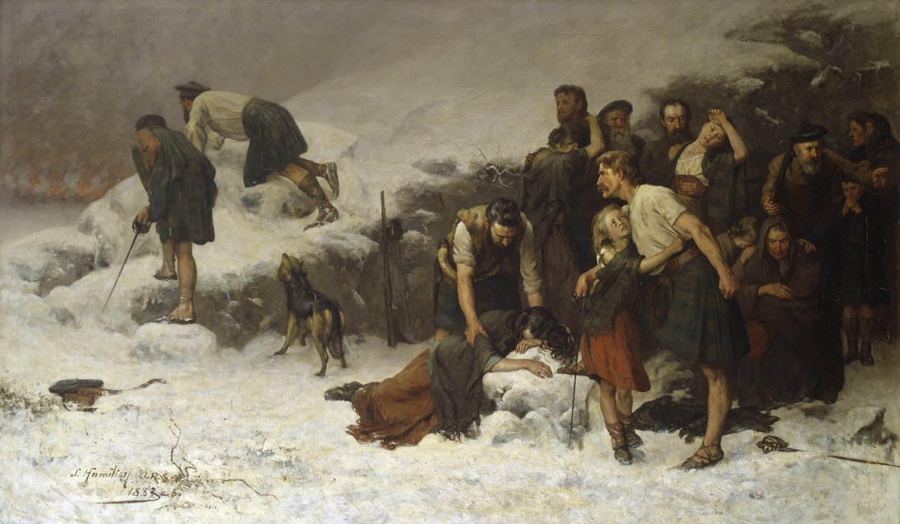 Massacre de Glencoe de James Hamilton