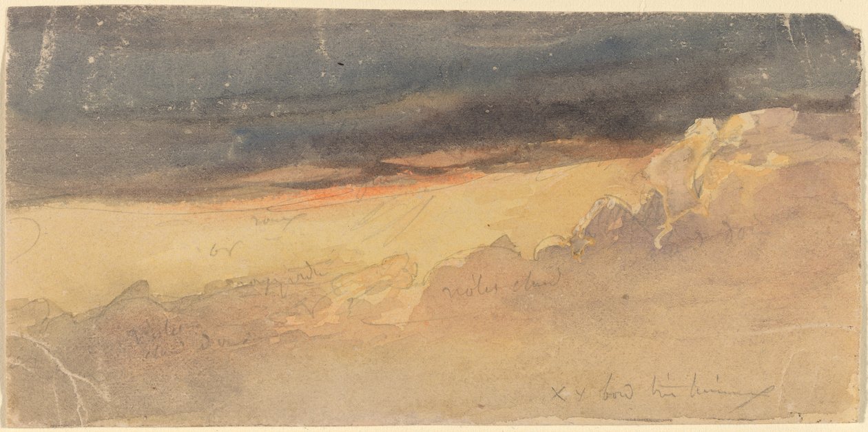Nuvens ao amanhecer de James Hamilton Shegogue