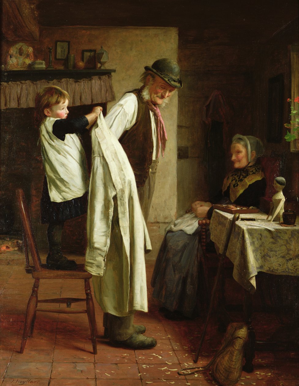 Uma mãozinha de James Hayllar