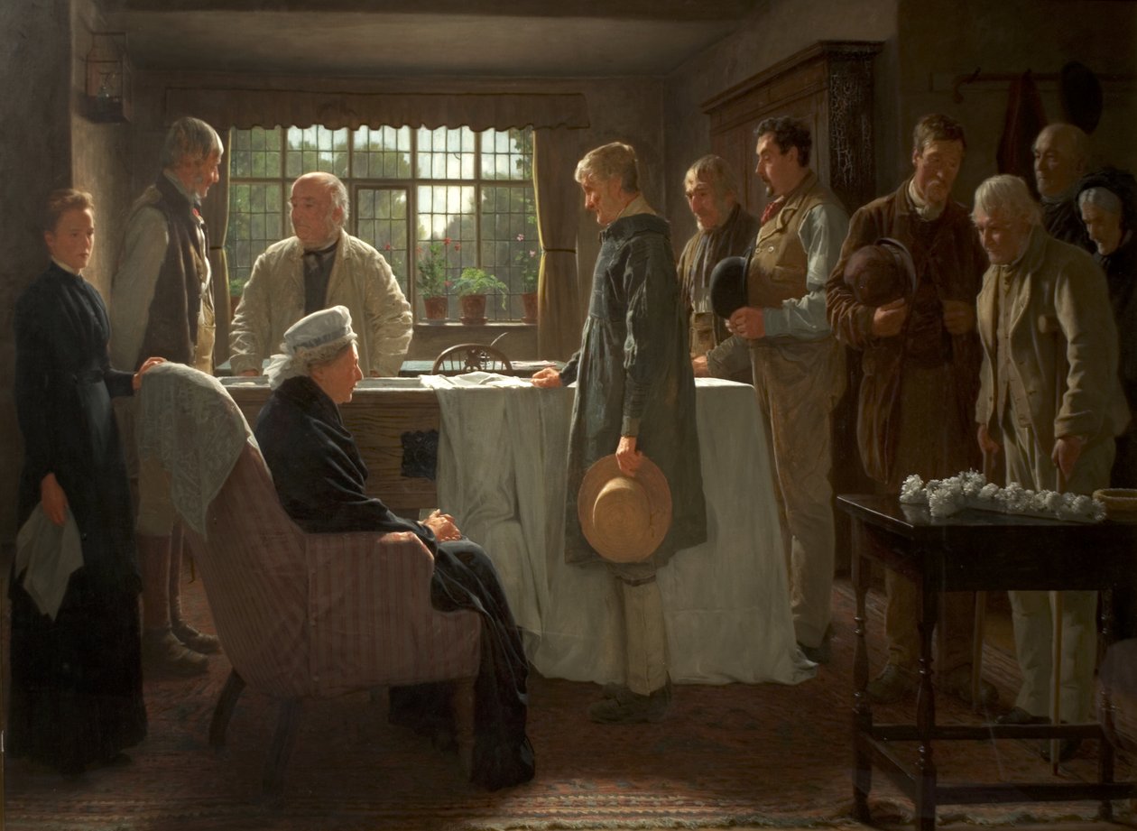 O velho mestre, 1883 de James Hayllar