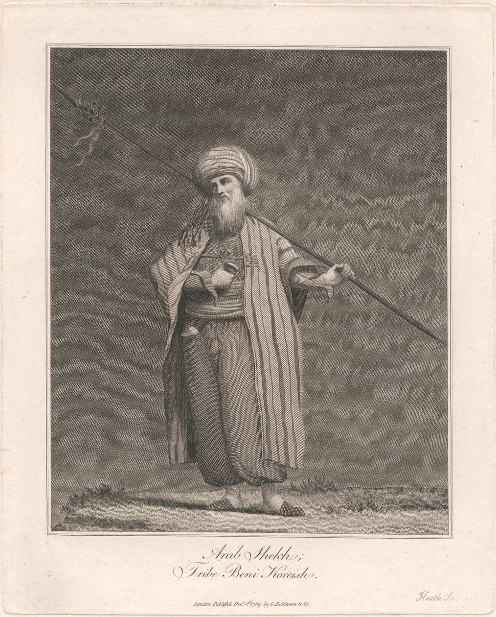 Shekh árabe, Tribo Coreana Beni de James Heath