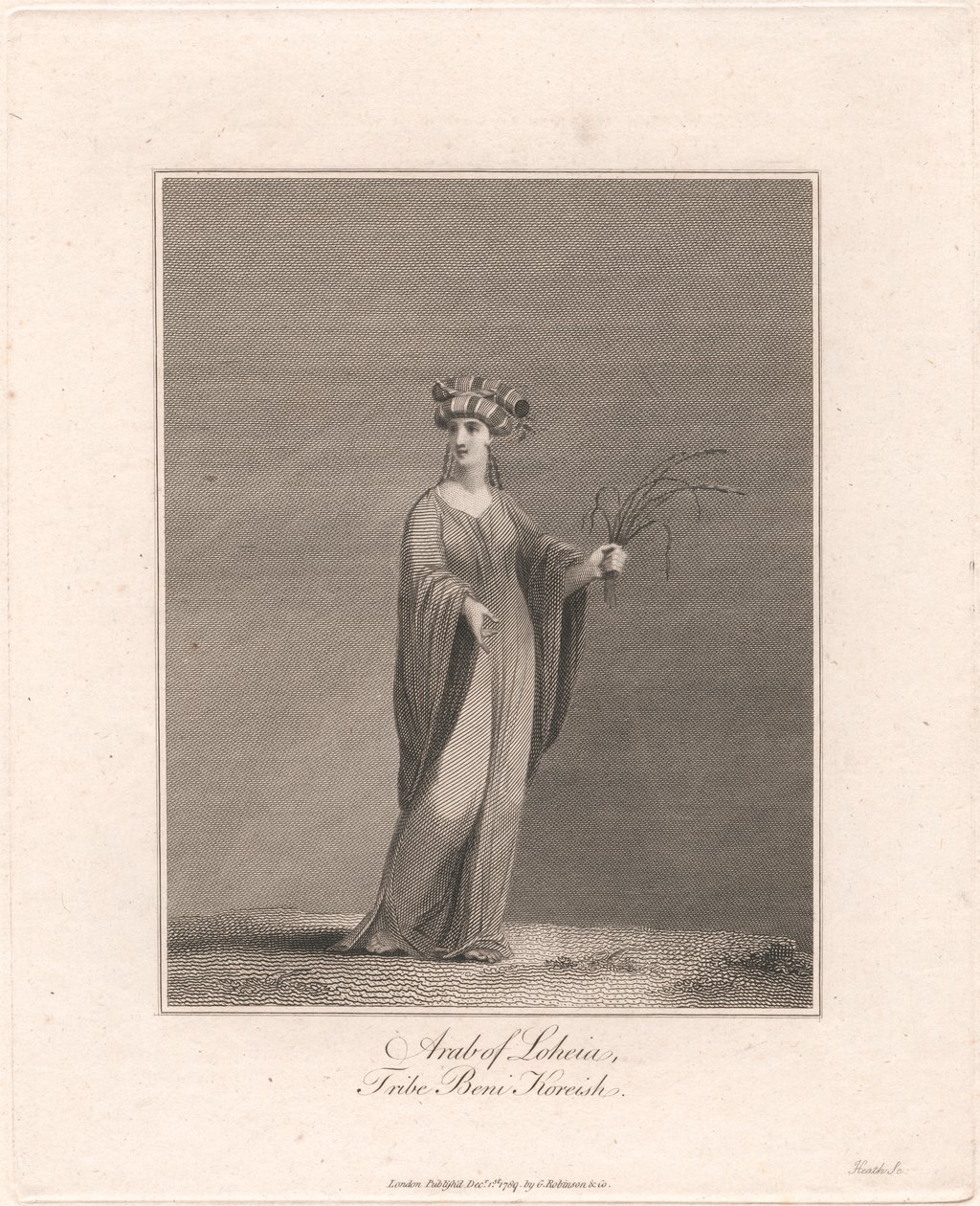 Árabe de Loheia, Tribo Beni Coreana de James Heath