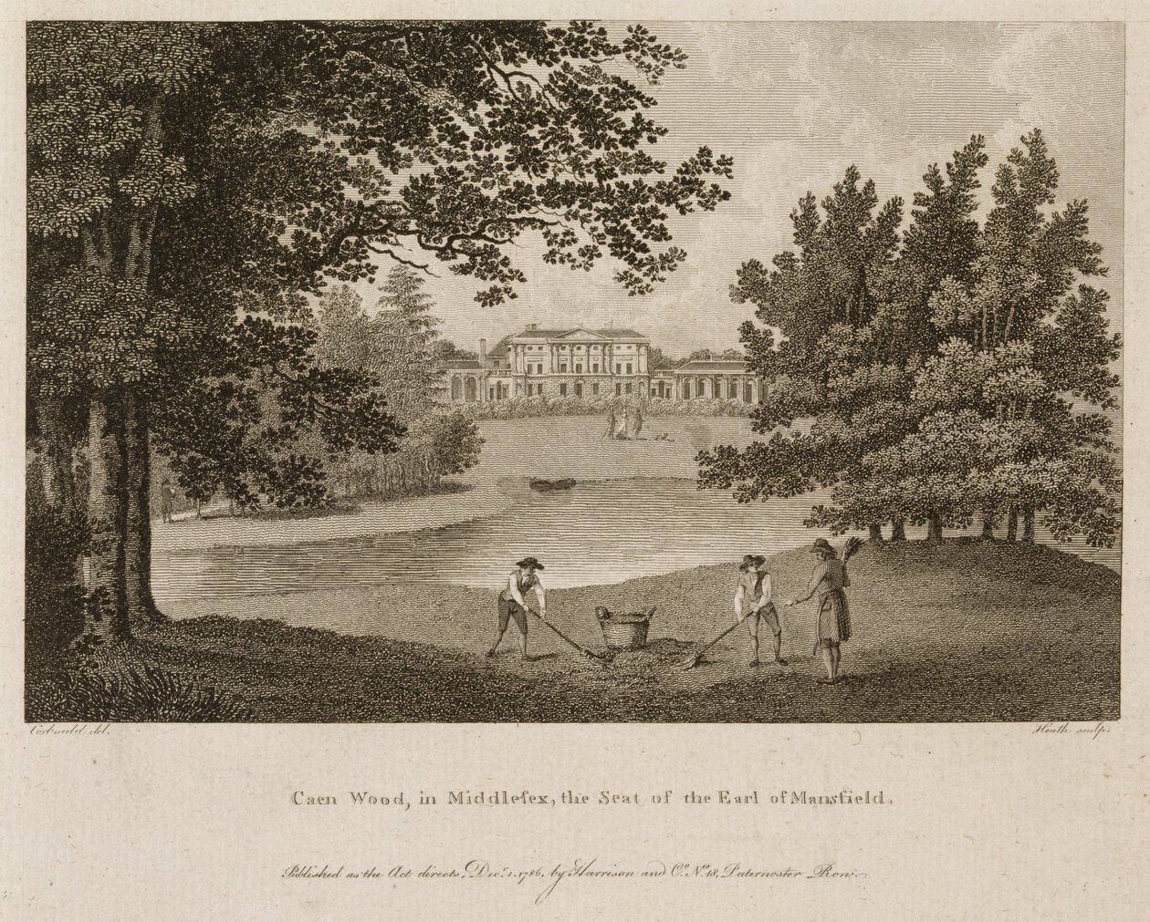 Kenwood House, Hampstead, Londres, 1786 de James Heath