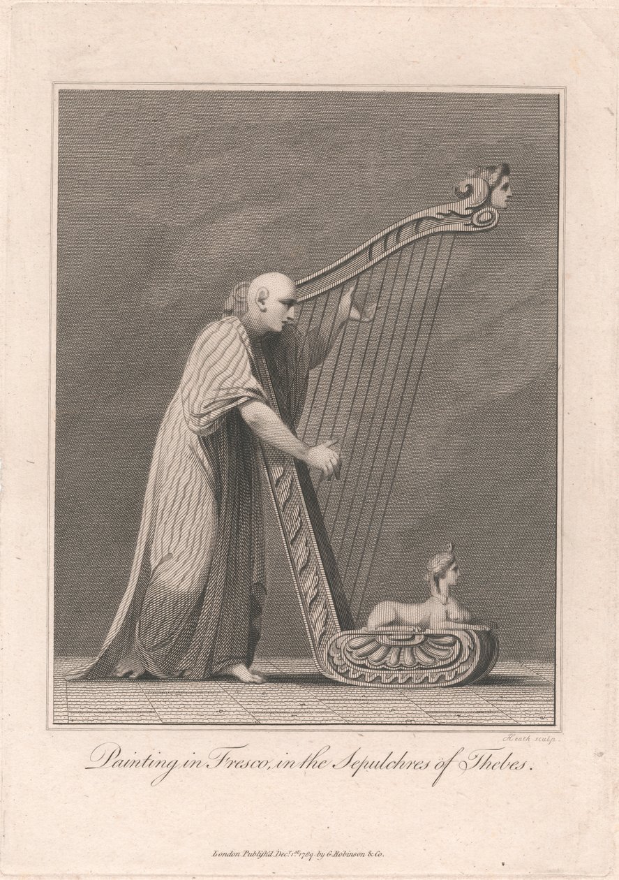 Pintura nos Sepulcros de Tebas de James Heath