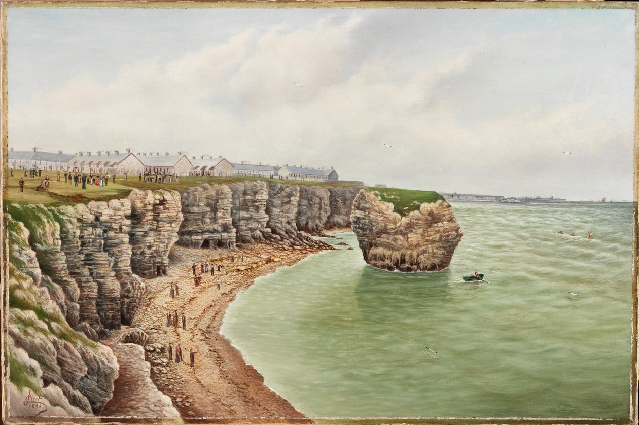 Resgate perto do ponto de Souter, 1896 de James Henry Cleet