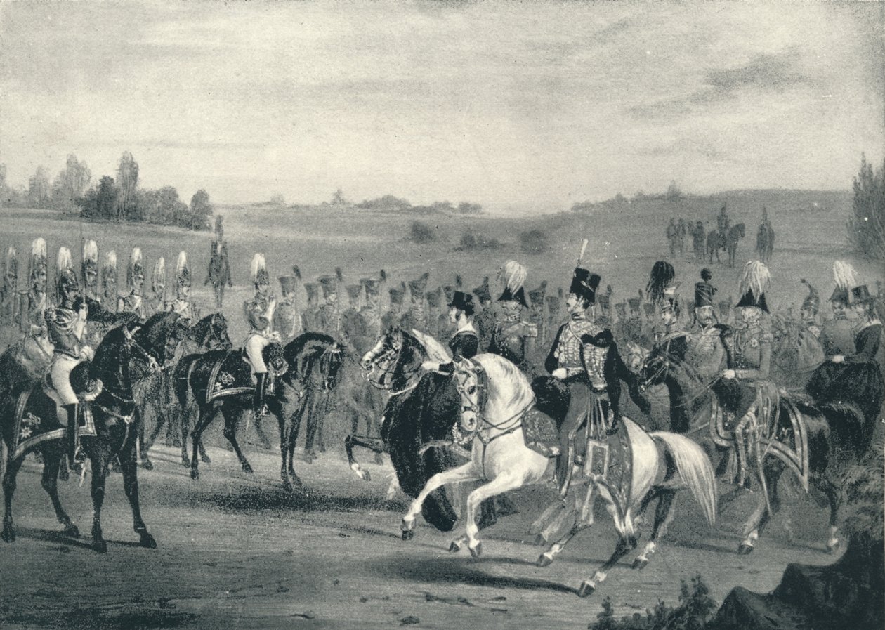 Revisão dos 1º Guardas de Vida e 8º Hussardos, 4 de junho de 1842, 1842 1909 de James Henry Lynch