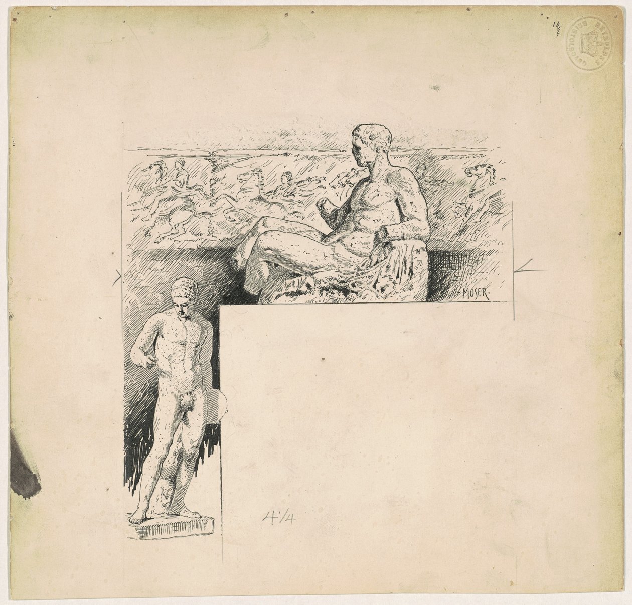 Moldes de Escultura Antiga: O Parthenon de James Henry Moser