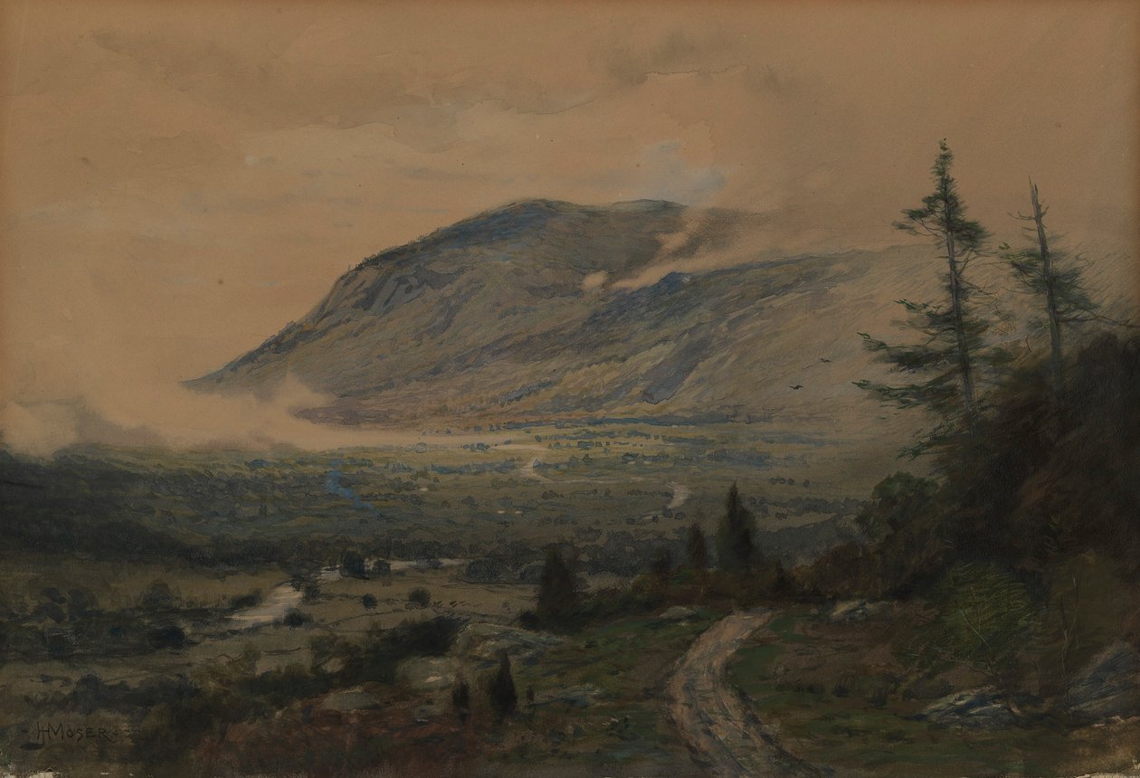 Montanha e Vale de James Henry Moser