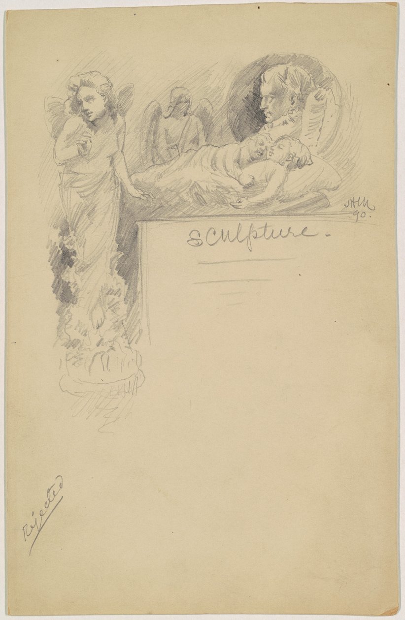 Estudo para "Escultura" de James Henry Moser
