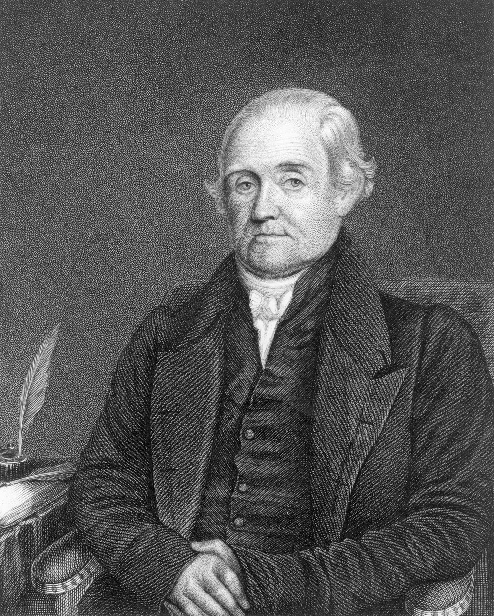 Noah Webster (1758-1843) gravado por G. Parker de James Herring