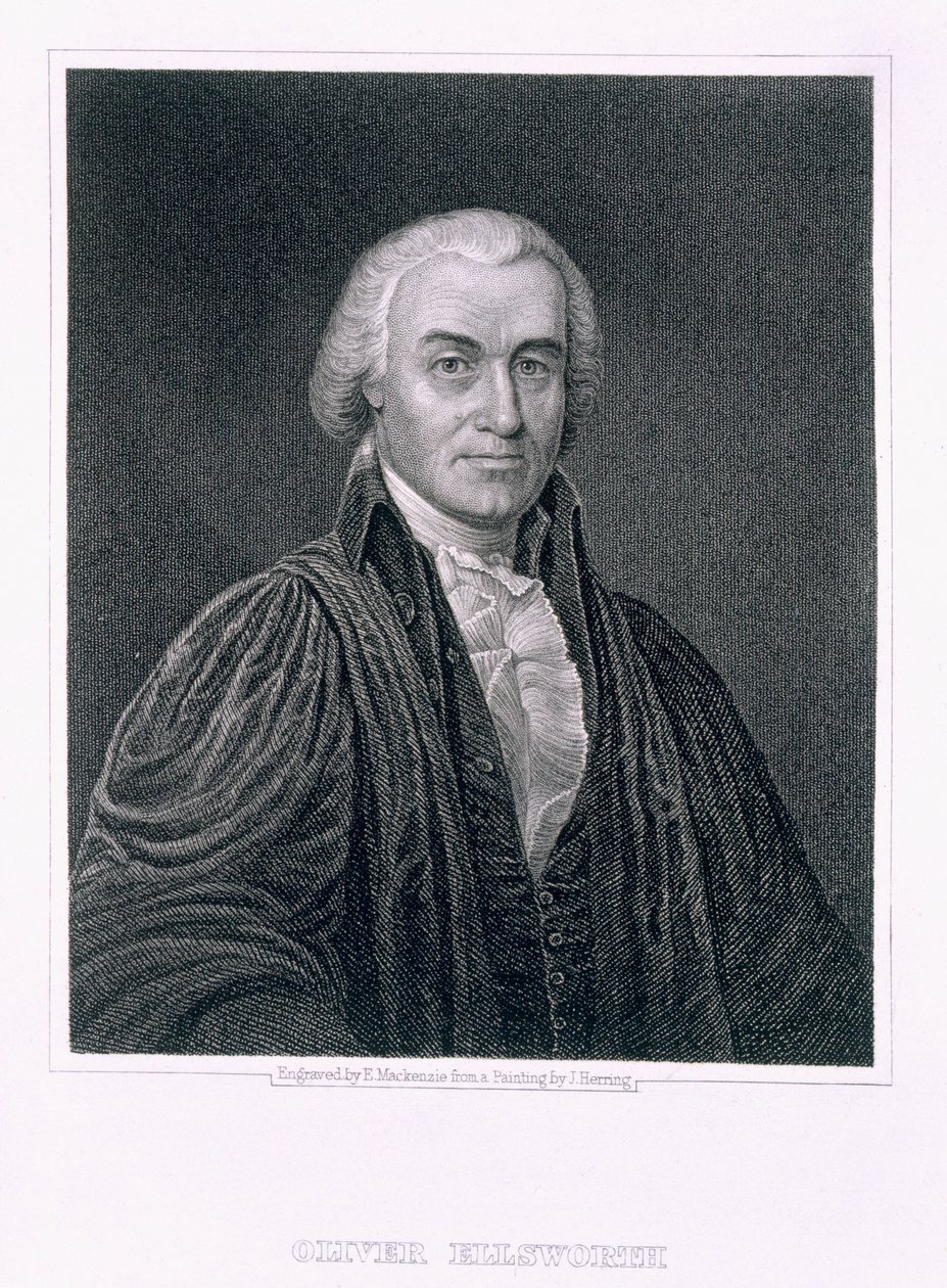 Oliver Ellsworth, gravado por E. Mackenzie de James Herring