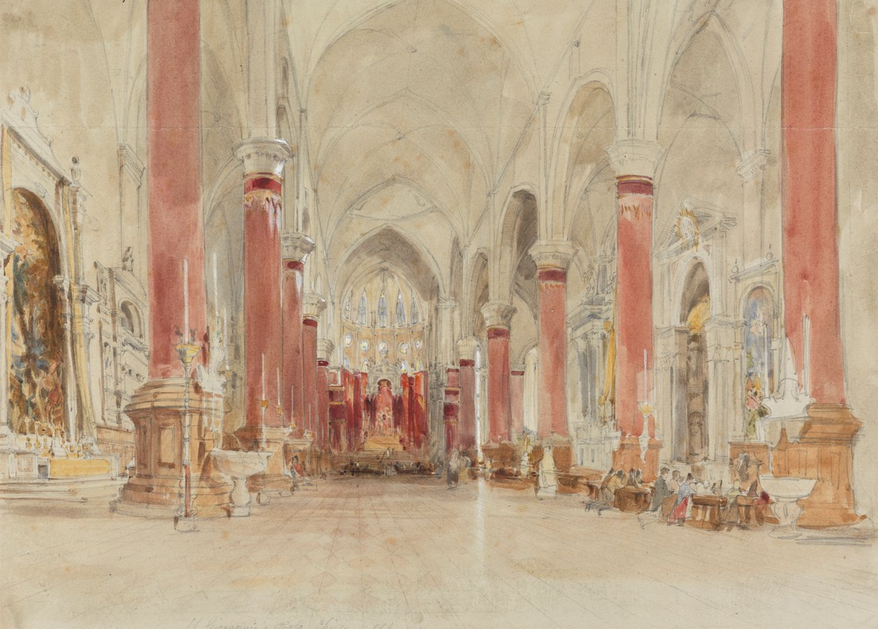 Interior da Igreja de San Giovanni e Paolo, Veneza de James Holland
