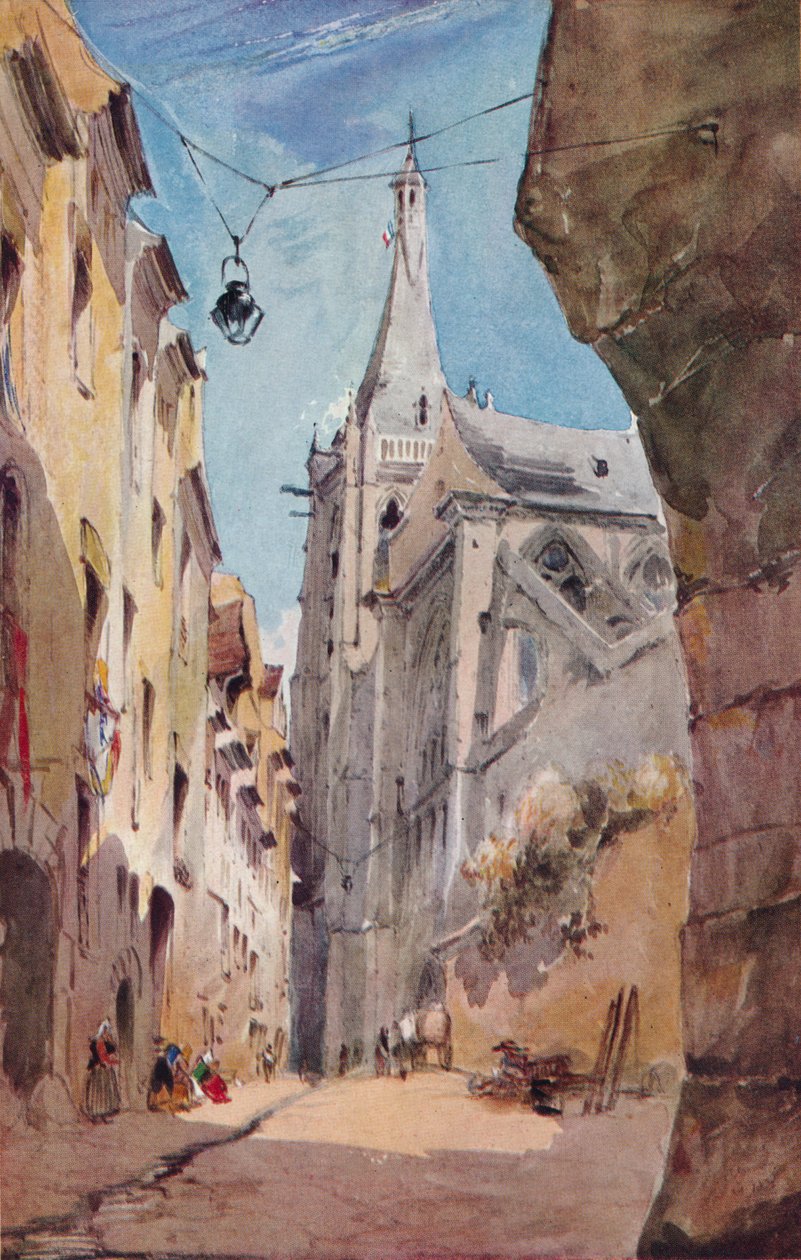 A Igreja de St. Séverin, Paris, 1831, 1930. de James Holland