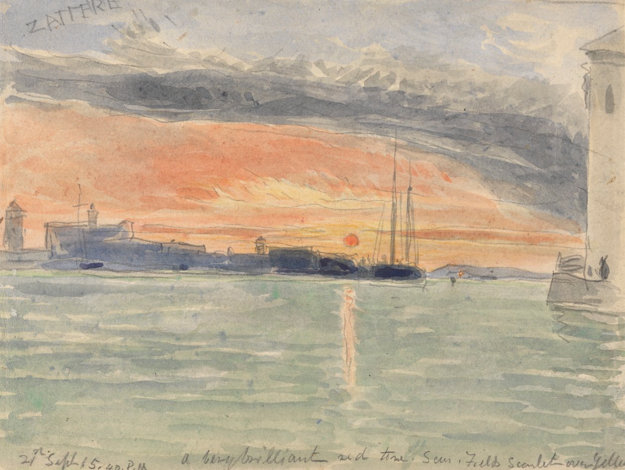 O Zattere, Pôr-do-sol de James Holland