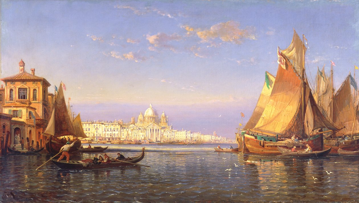 Veneza, c.1850 (óleo sobre tela) de James Holland