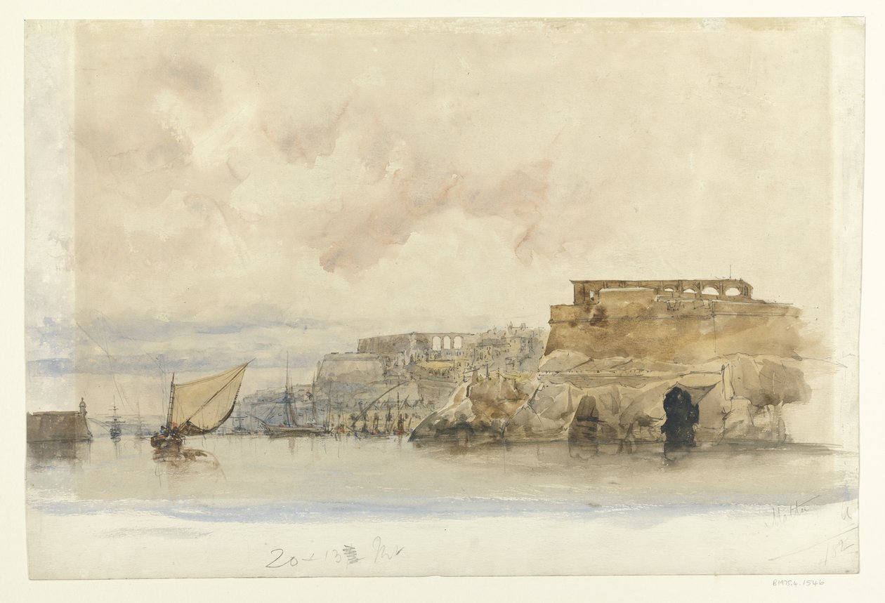 Vista de Valetta, Malta de James Holland