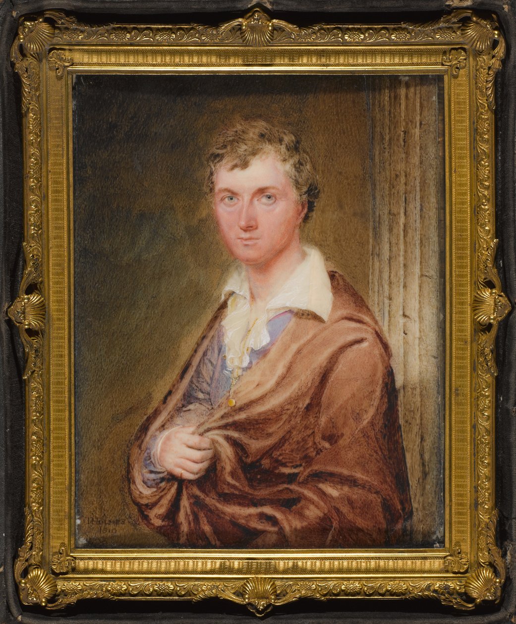 General Sir George Murray em traje civil, c.1819
 (miniatura em marfim) de James Holmes