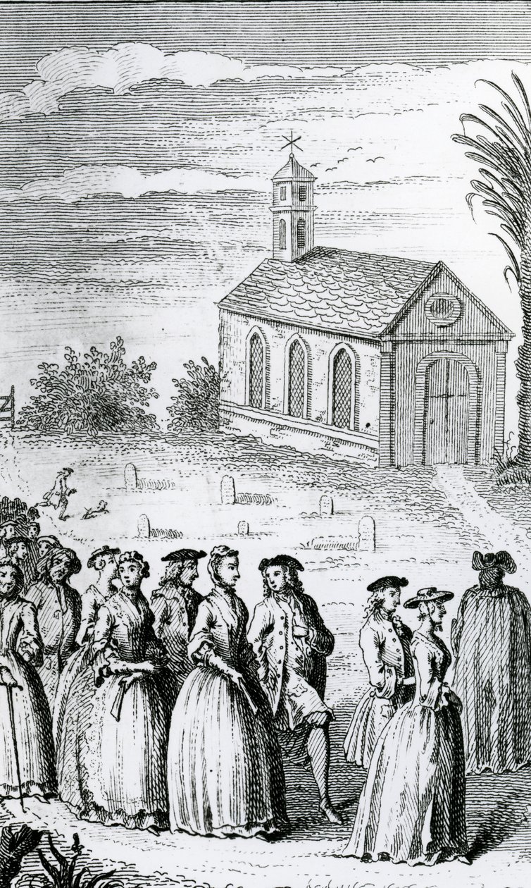 Ilustração de "A História das Aventuras de Joseph Andrews e de seu amigo, o Sr. Abraham Adams", de Henry Fielding, publicado em 1742 de James Hulett