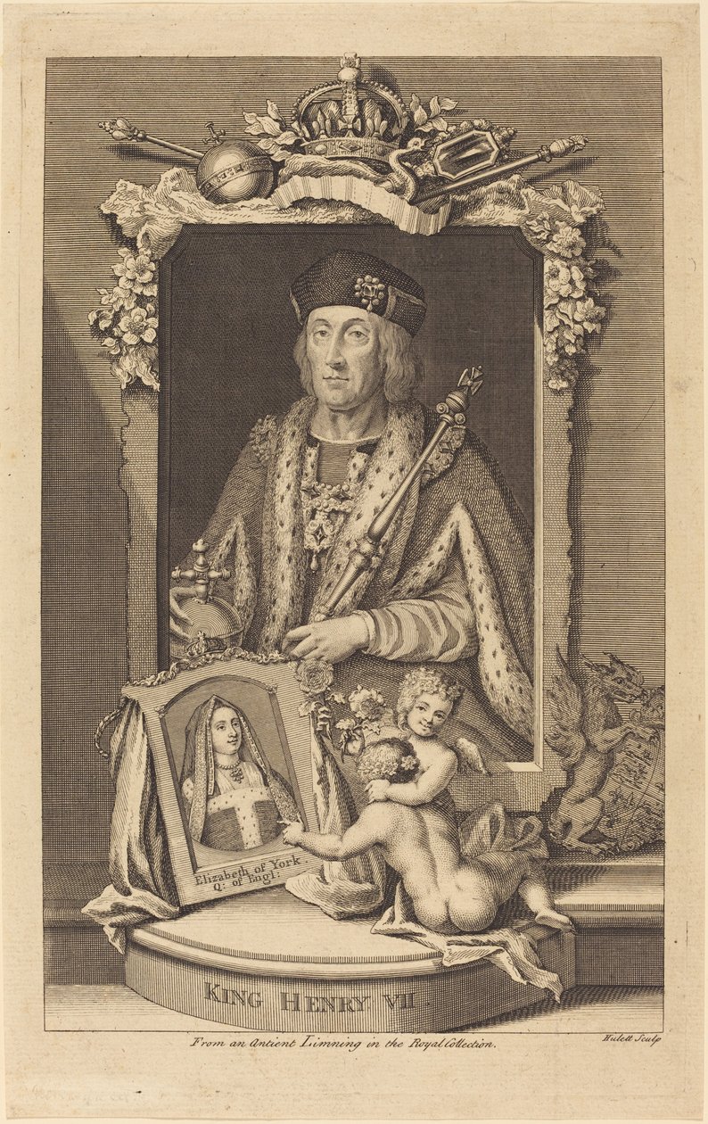 Rei Henrique VII de James Hulett after George Vertue
