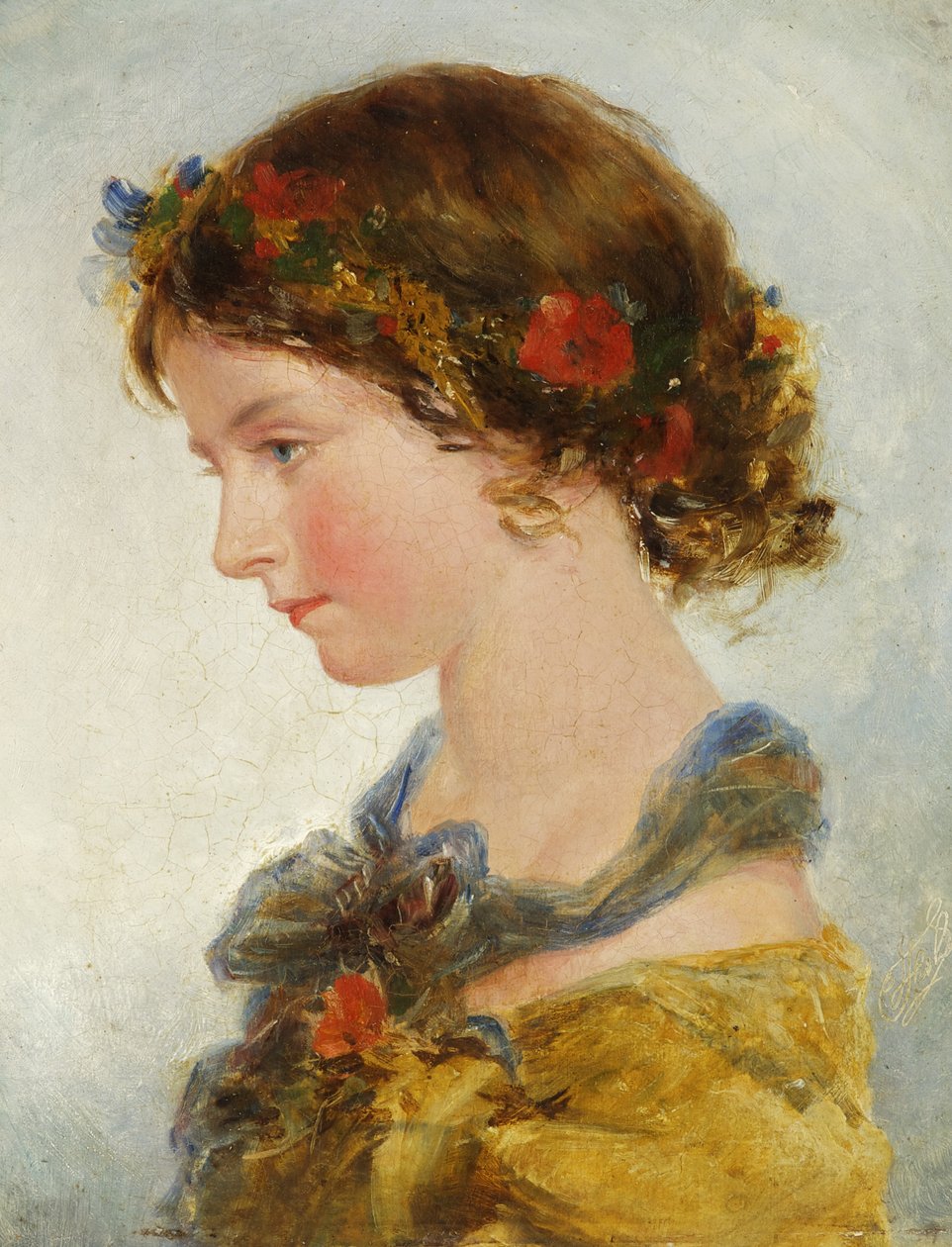 Retrato de uma jovem de James II Fisher