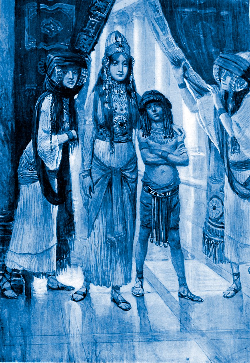 Esther apresentada a Ahasuerus por Tissot - Bíblia de James Jacques Joseph (after) Tissot
