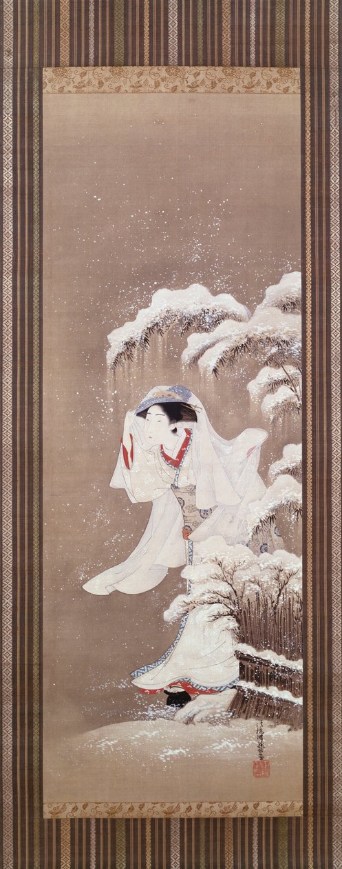 Uma beleza na neve de James Jacques Joseph Tissot