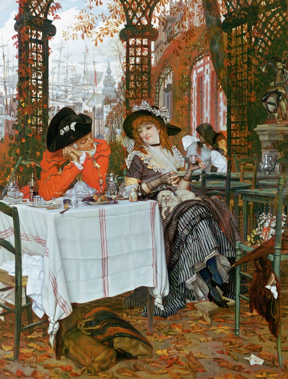 A Luncheon (Un Dejeuner), c.1868 de James Jacques Joseph Tissot
