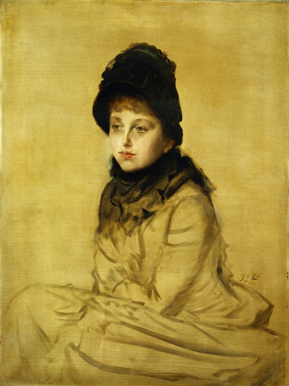 Um retrato de Kathleen Newton, 1877 de James Jacques Joseph Tissot
