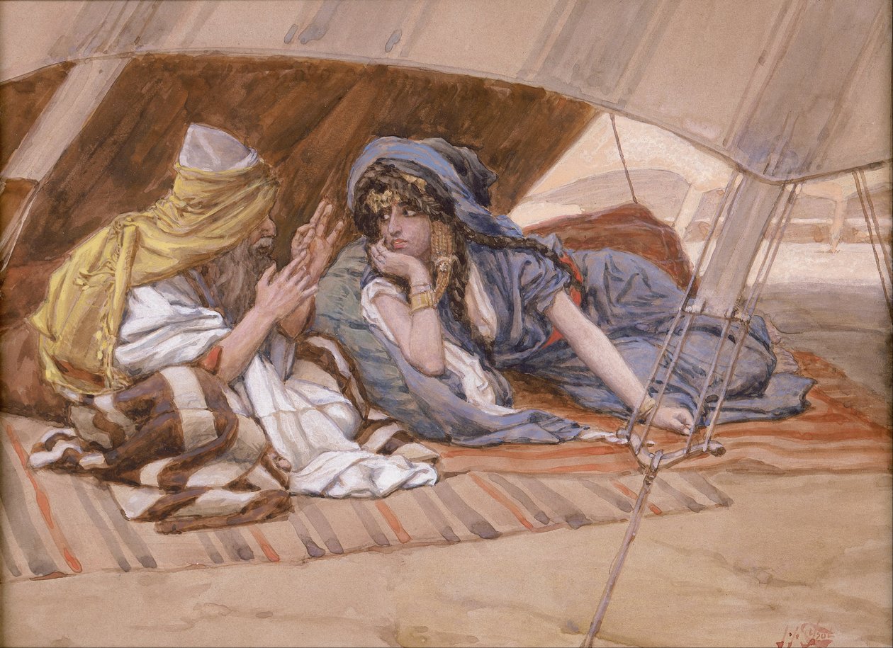 Conselho de Abrão para Sarai de James Jacques Joseph Tissot