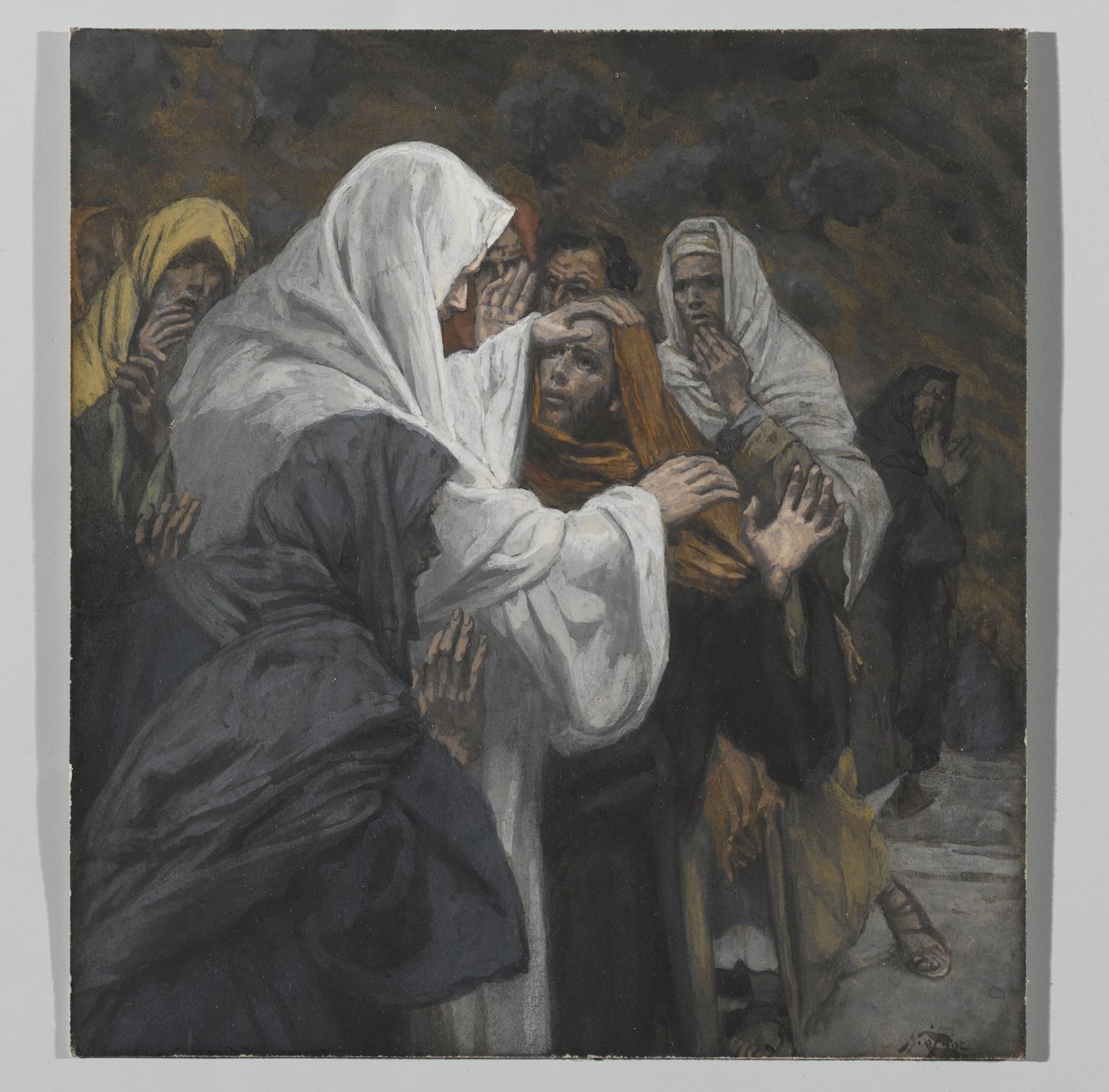 Endereço para São Filipe, ilustração da Vida de Nosso Senhor Jesus Cristo, 1886-94 (wc sobre grafite sobre papel) de James Jacques Joseph Tissot