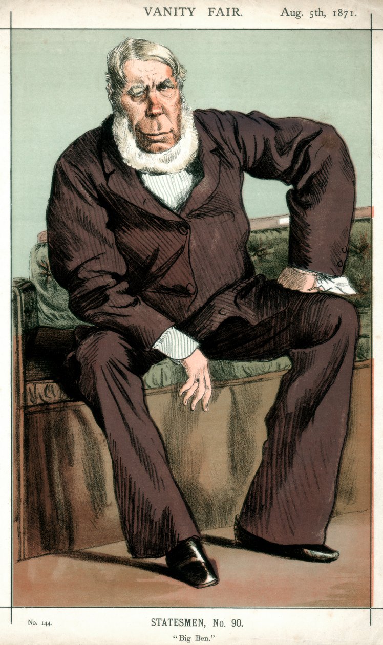 Big Ben George Bentinck, político britânico, 1871. de James Jacques Joseph Tissot