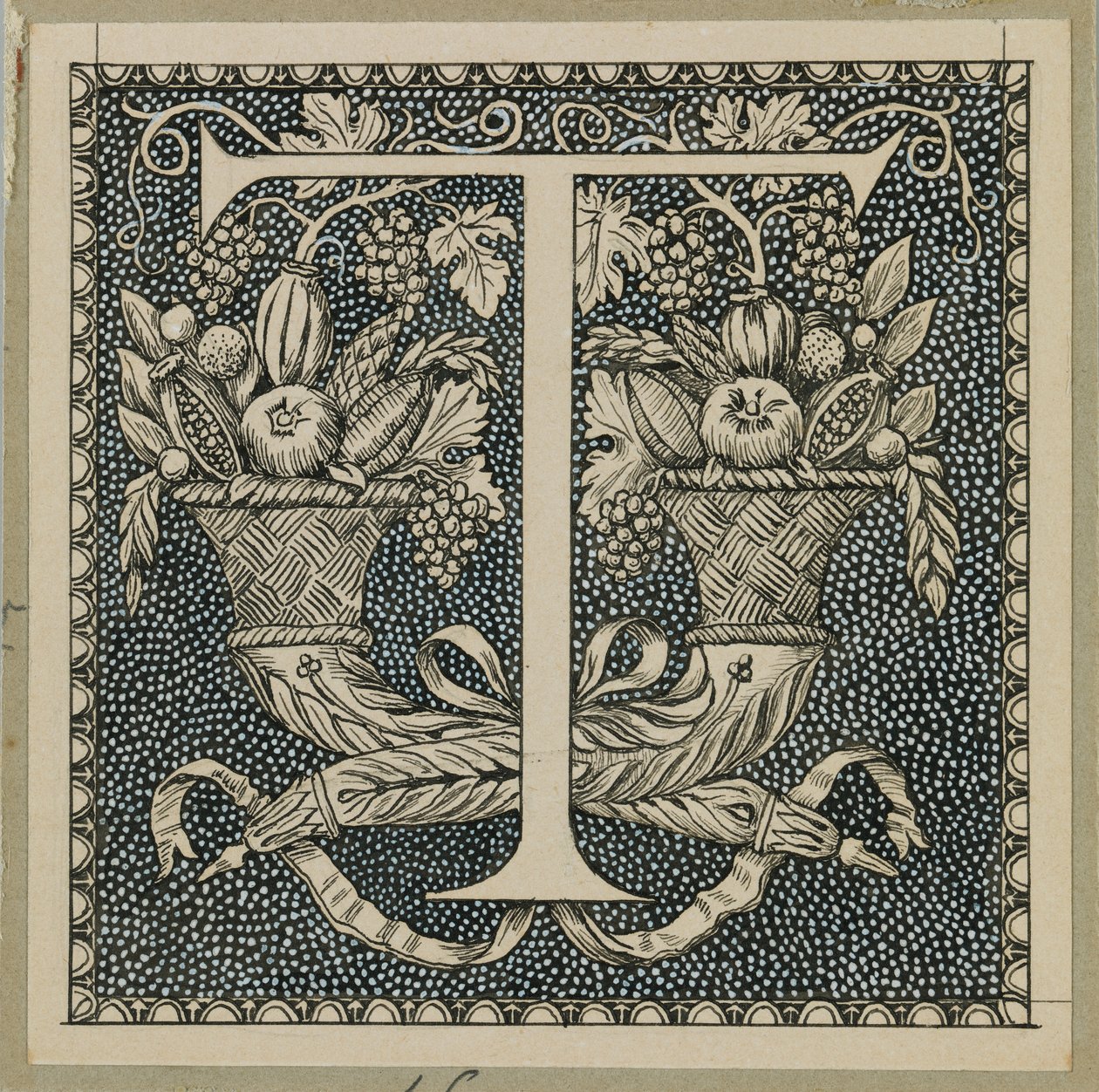 Capital T último, ilustração da vida de nosso Senhor Jesus Cristo (tinta sobre papel) de James Jacques Joseph Tissot