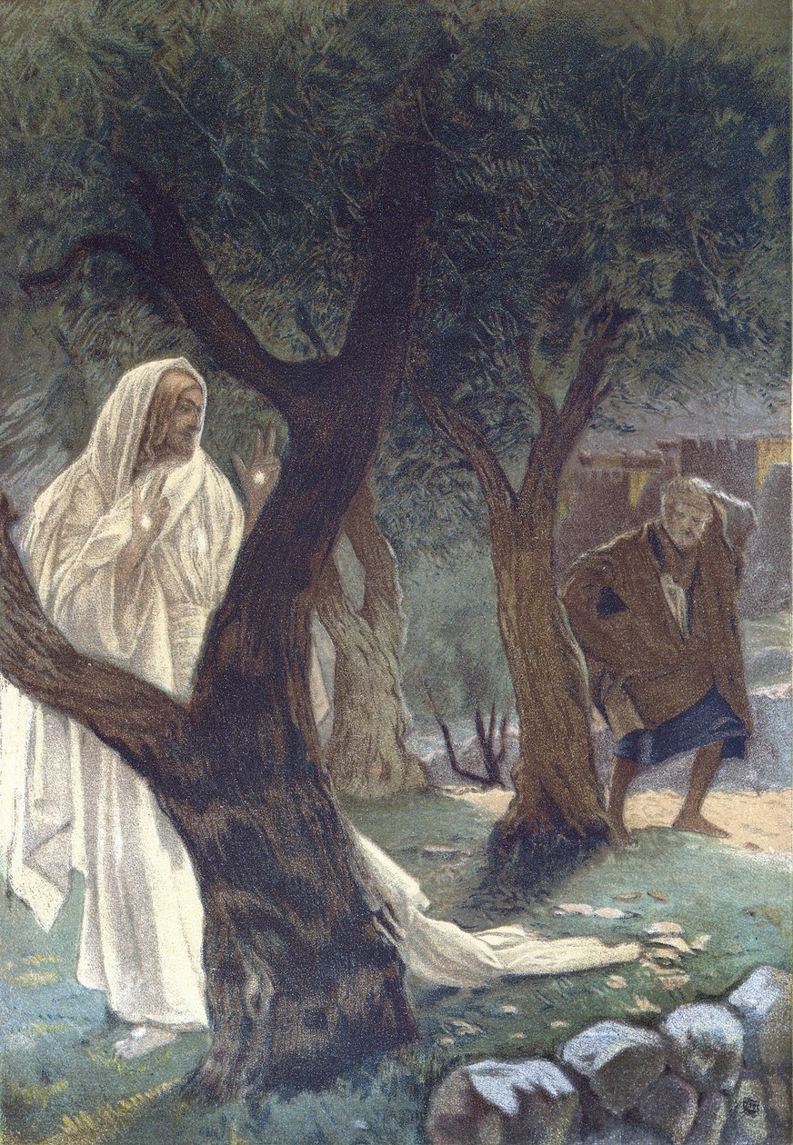Cristo Aparecido a São Pedro - Cristo Aparecido a São Pedro - de "A Vida de Nosso Senhor Jesus Cristo" - 1899 por James Tissot - La vie de notre seigneur Jesus Cristo, por Jacques Joseph (Jacques-Joseph) Tissot dit James Tissot (1836-1902) de James Jacques Joseph Tissot
