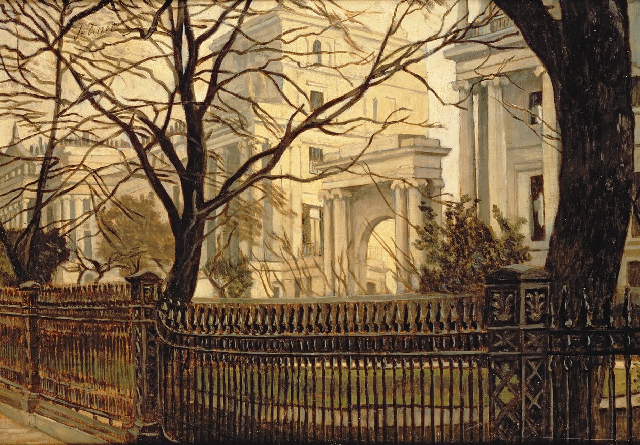 Terraço de Cumberland, Regent "s Park, c.1878 de James Jacques Joseph Tissot