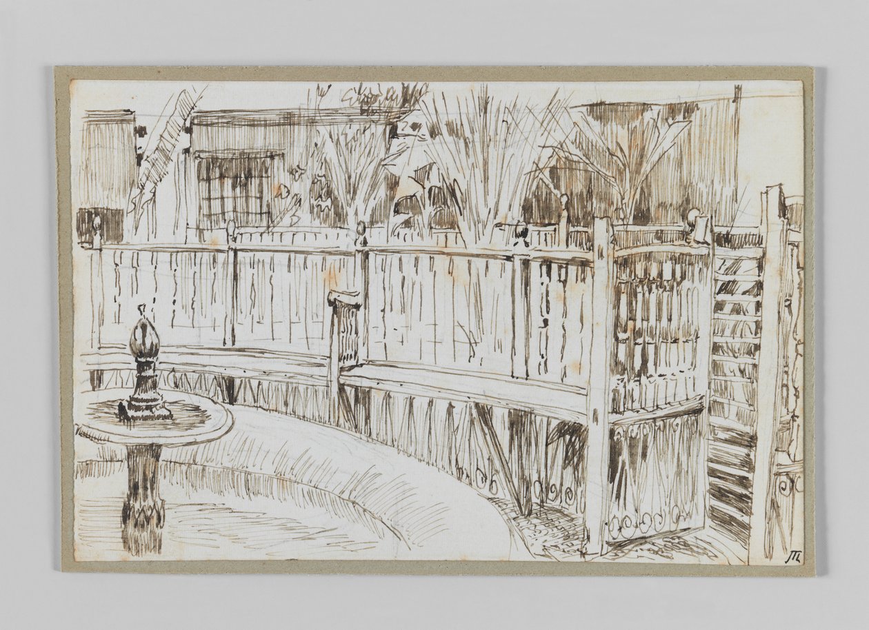 Jardim dos dervixes dançantes no Cairo, ilustração da vida de nosso Senhor Jesus Cristo de James Jacques Joseph Tissot