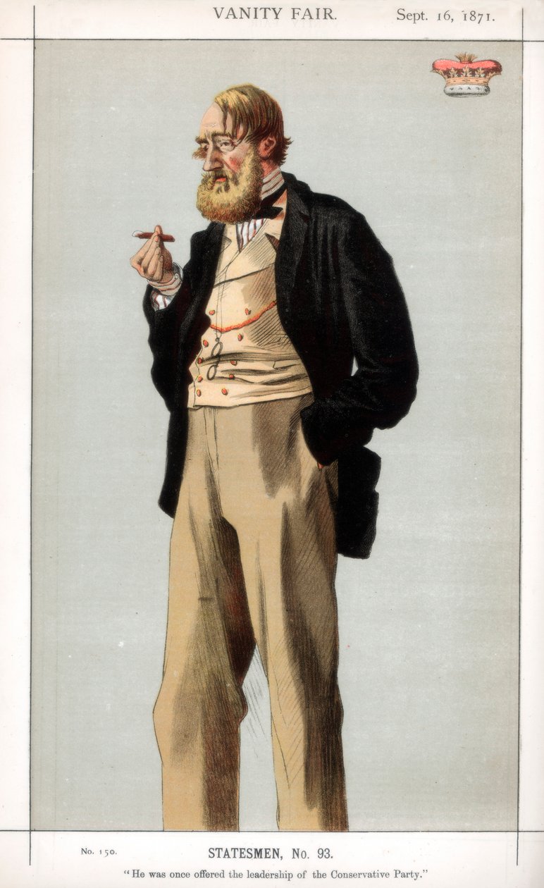 Ele já foi oferecido a liderança do Partido Conservador, em 1871. de James Jacques Joseph Tissot
